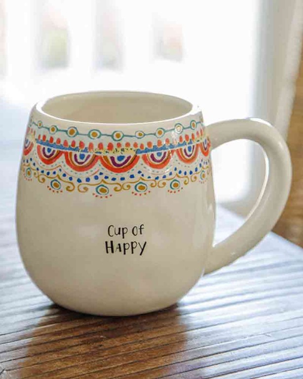 Cup Of Mug Happy Borders and other Wholesale stackable coffee mugs for your store trending on Faire.